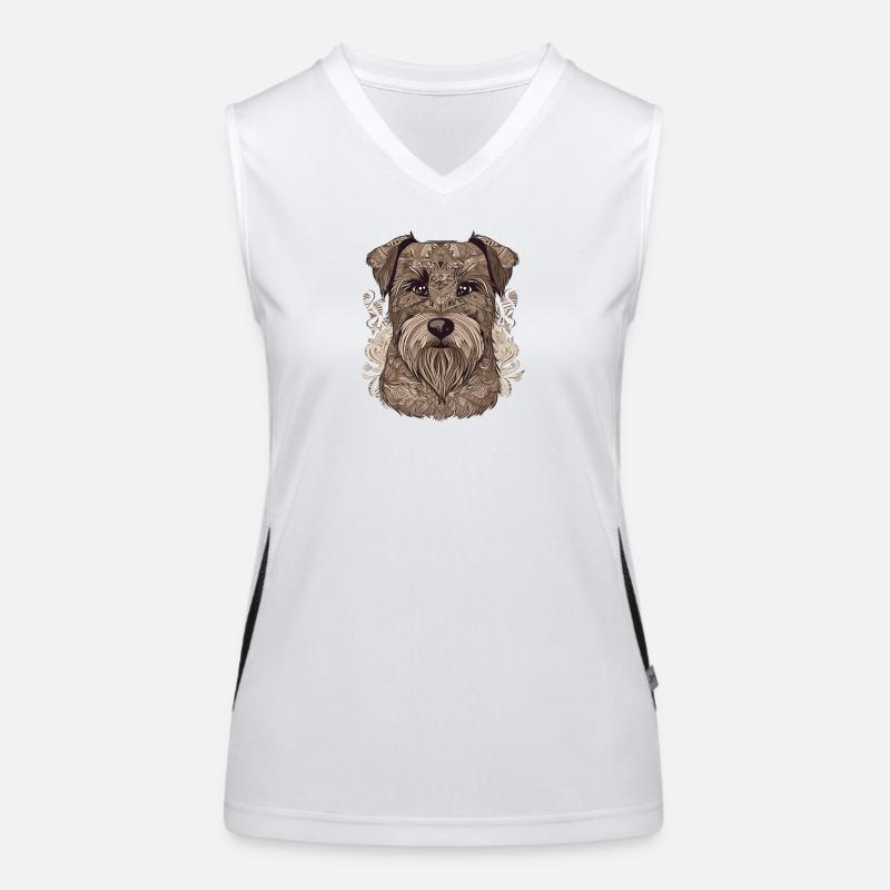 Sample dog Women's Functional Contrast Tank Top
