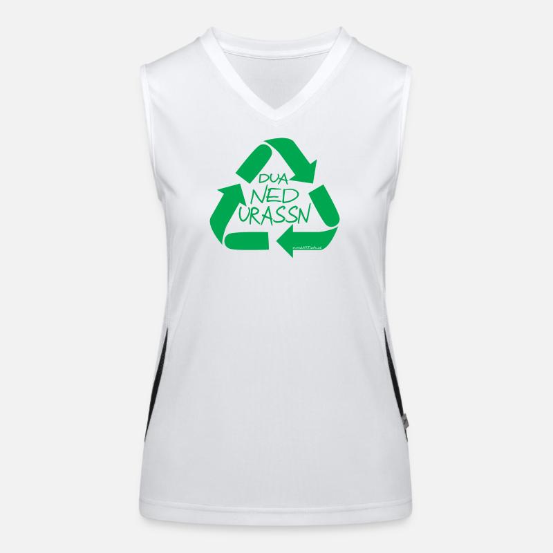 dua ned urassn-sei nicht verschwenderisch, Dialekt Funktionelles Kontrast-Tank Top für Frauen