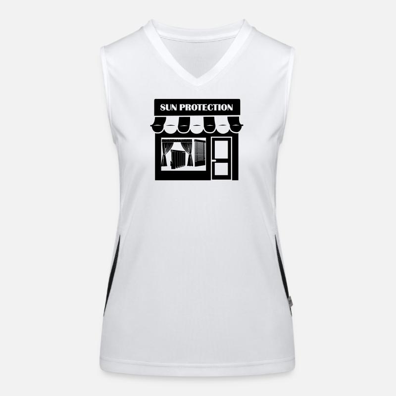 Blinds curtains 31 Women's Functional Contrast Tank Top