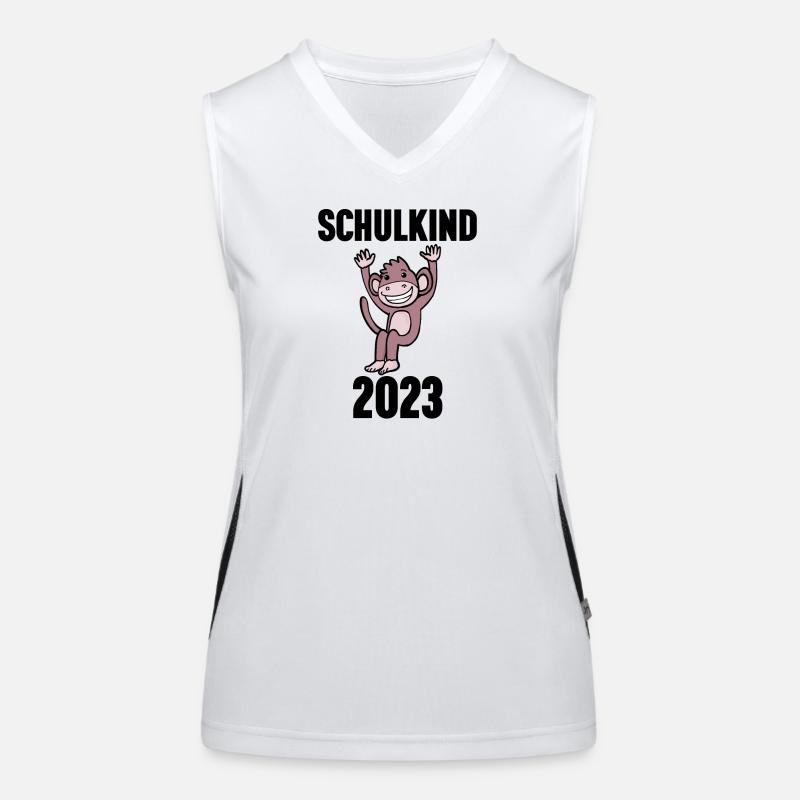 Schuldkind Einschulung 2023 Schule Funktionelles Kontrast-Tank Top für Frauen