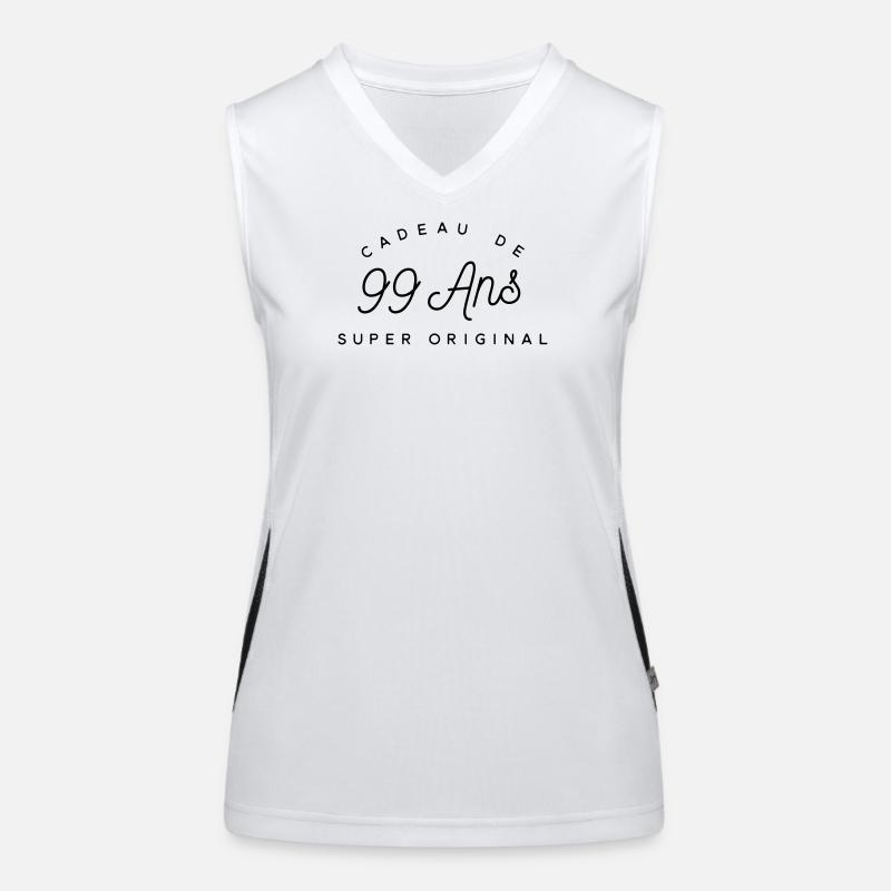 Cadeau 99 ans   Débardeur respirant contrasté Femme