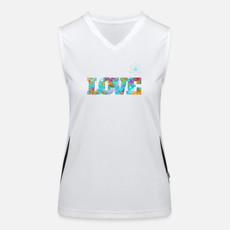 Love Spring Blossoms - Sonja Ariel von Staden Women's Functional Contrast Tank Top