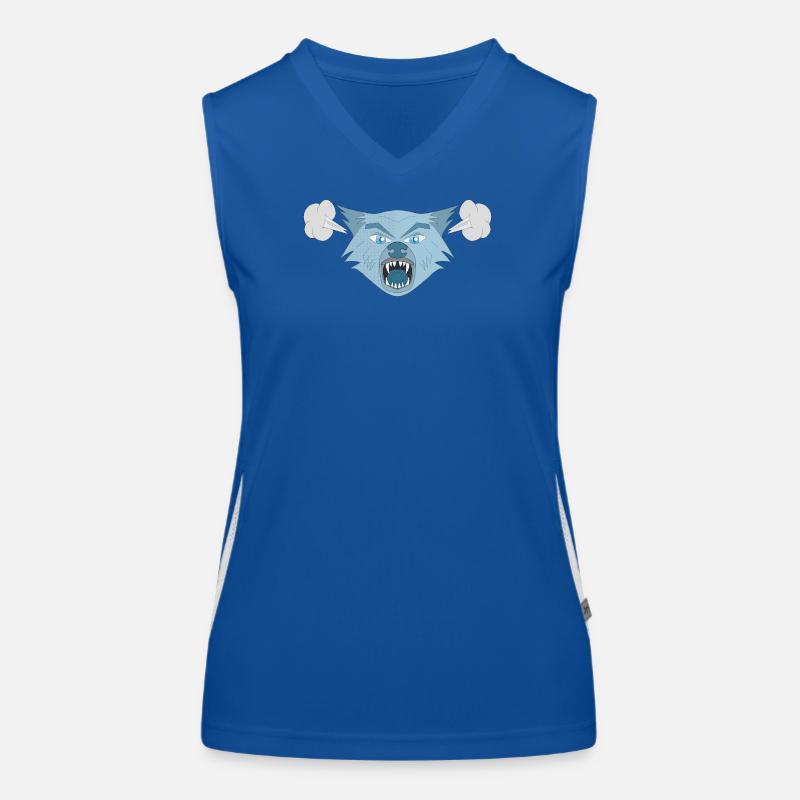 Angry Wolf Women's Functional Contrast Tank Top