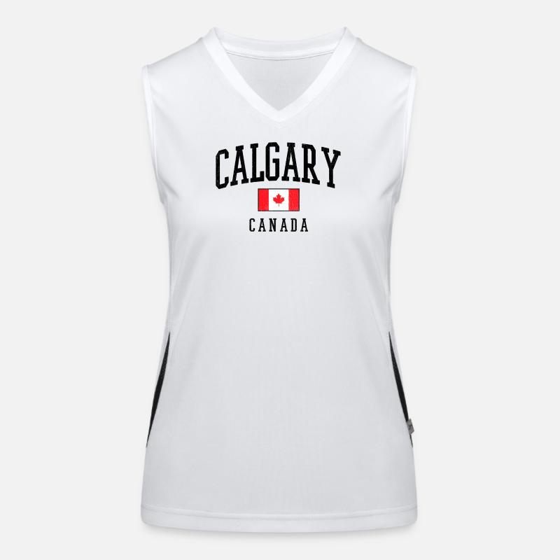 Calgary, Canada Women's Functional Contrast Tank Top