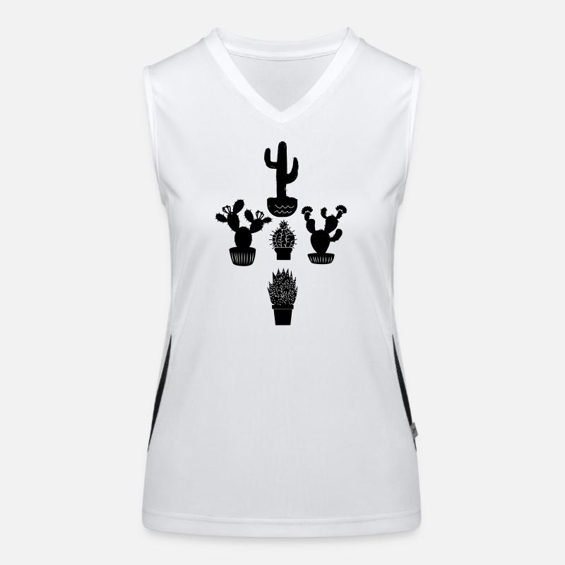Five cacti Women's Functional Contrast Tank Top