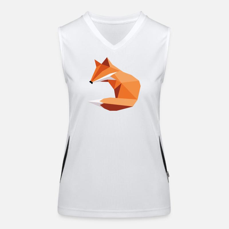 fuchs ORGAMI style Funktionelles Kontrast-Tank Top für Frauen