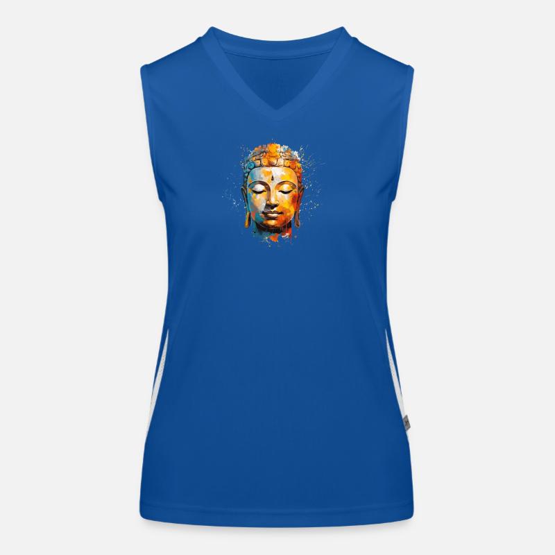 Conception de Bouddha Débardeur respirant contrasté Femme