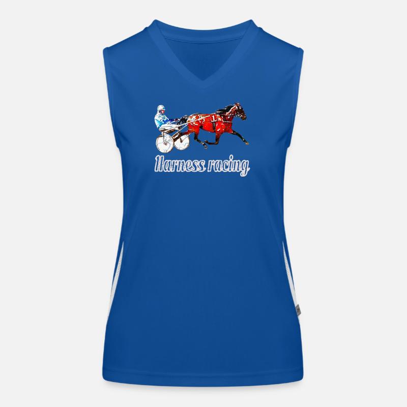 Traber Design with Lettering Women's Functional Contrast Tank Top