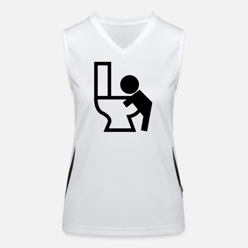 Erbrechen Puck Sick Funktionelles Kontrast-Tank Top für Frauen