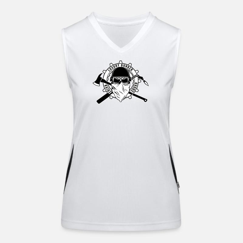 Luxury Bunker Raid Squad Funktionelles Kontrast-Tank Top für Frauen
