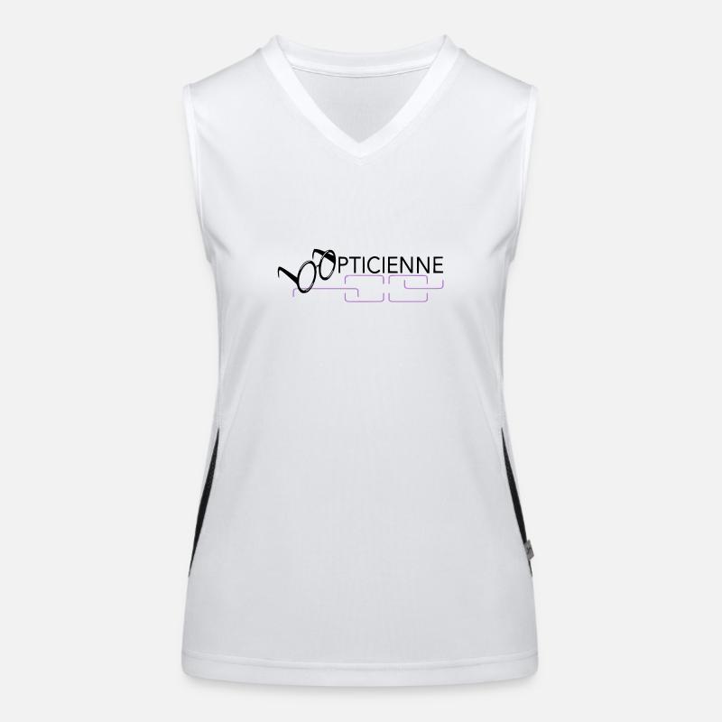 Optiker Funktionelles Kontrast-Tank Top für Frauen