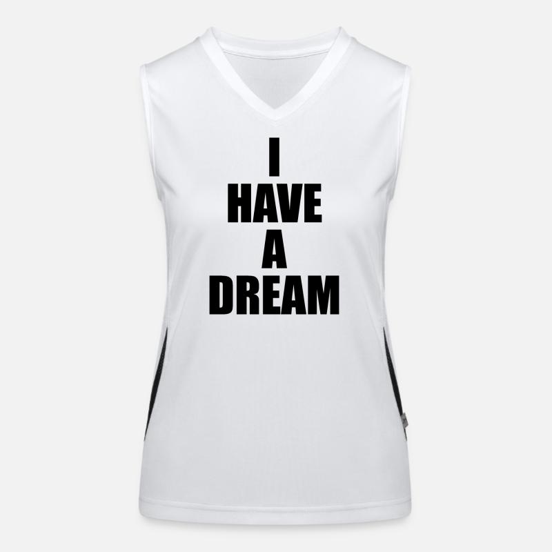 Ich habe einen Traum Funktionelles Kontrast-Tank Top für Frauen