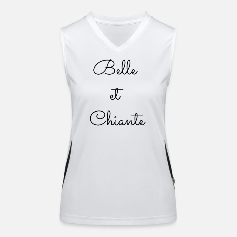 Belle et chiante Débardeur respirant contrasté Femme