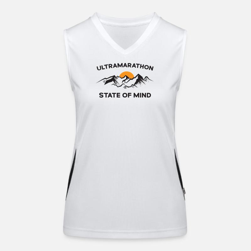 Ultramarathon - État d’ Débardeur respirant contrasté Femme
