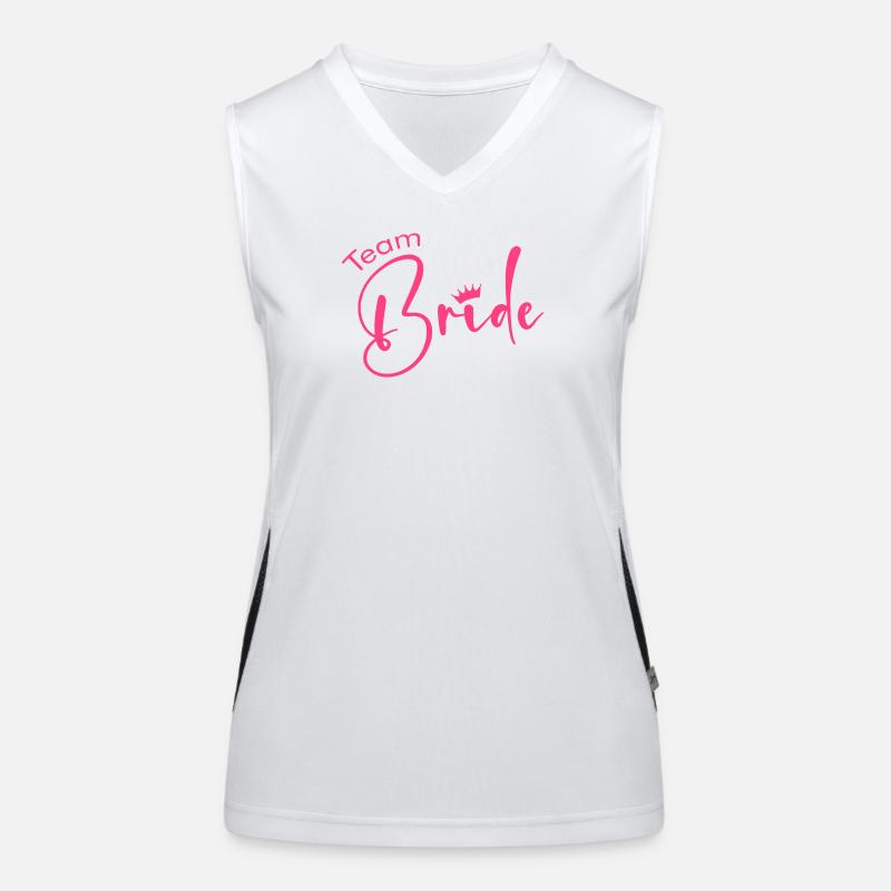 Équipe Bride -Couronne! Débardeur respirant contrasté Femme