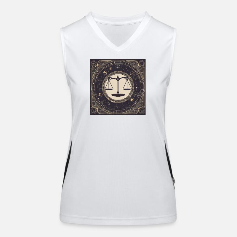 Zodiac Libra Women's Functional Contrast Tank Top