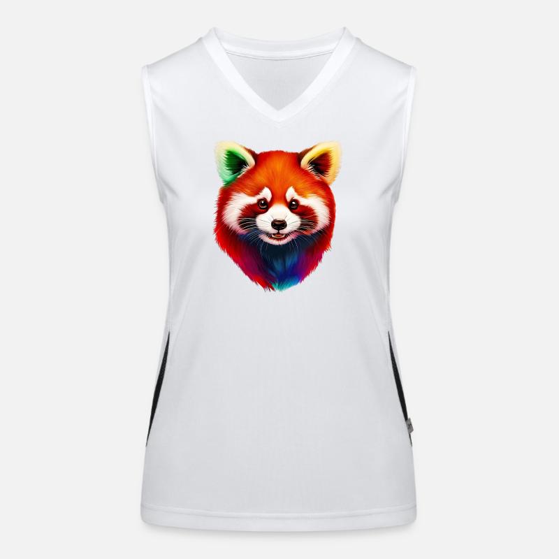 Petit panda Débardeur respirant contrasté Femme