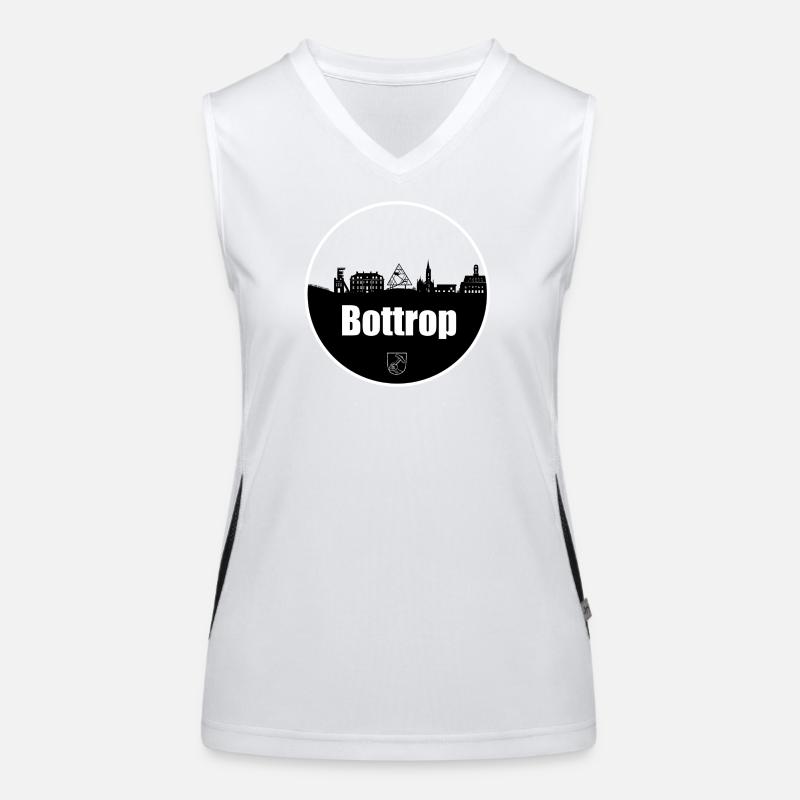 Bottrop Transparency Skyline Women's Functional Contrast Tank Top