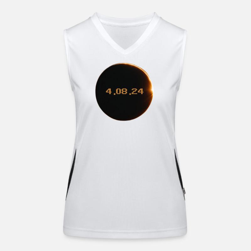 Solar Eclipse 2024 Women's Functional Contrast Tank Top