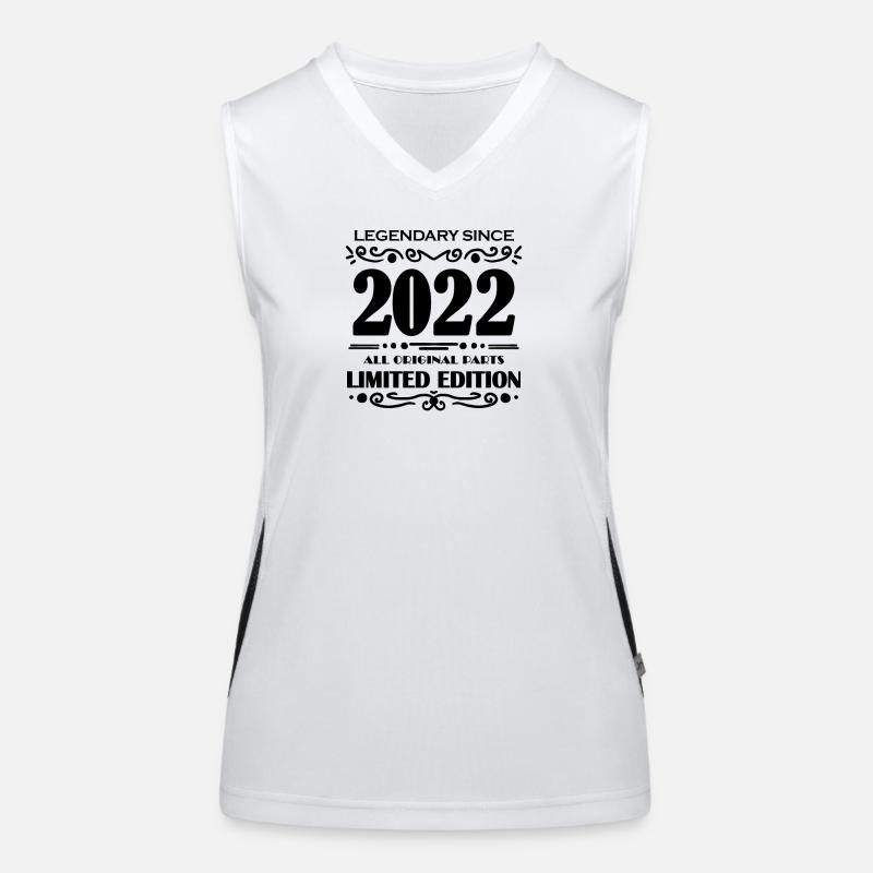2022 Débardeur respirant contrasté Femme