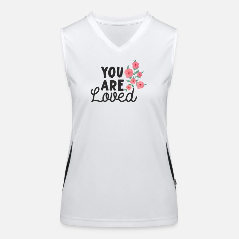 You Are Loved Women's Functional Contrast Tank Top