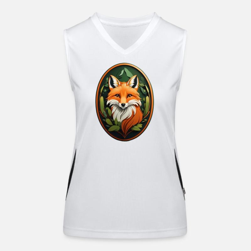 Rotfuchs Funktionelles Kontrast-Tank Top für Frauen