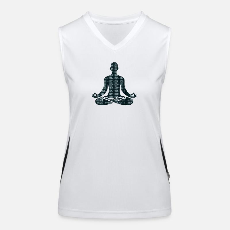 Meditative Pose Women's Functional Contrast Tank Top