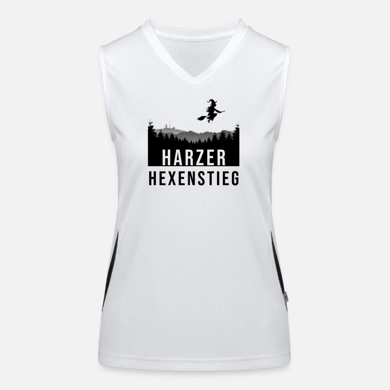 Hexenstieg Funktionelles Kontrast-Tank Top für Frauen