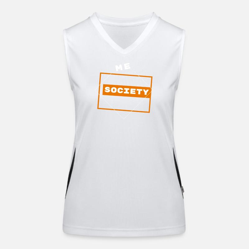 Chemise statement Society Me Out The Box Débardeur respirant contrasté Femme
