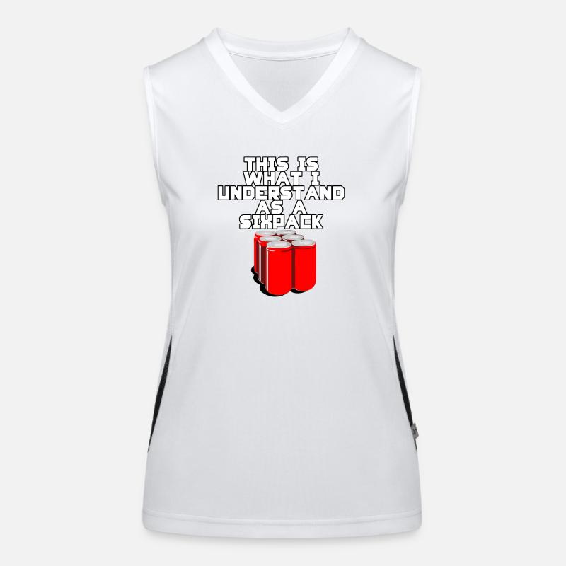 Six-pack Women's Functional Contrast Tank Top