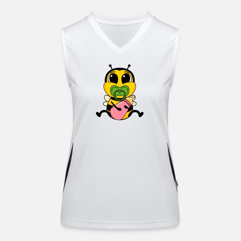 Bébé abeille Débardeur respirant contrasté Femme