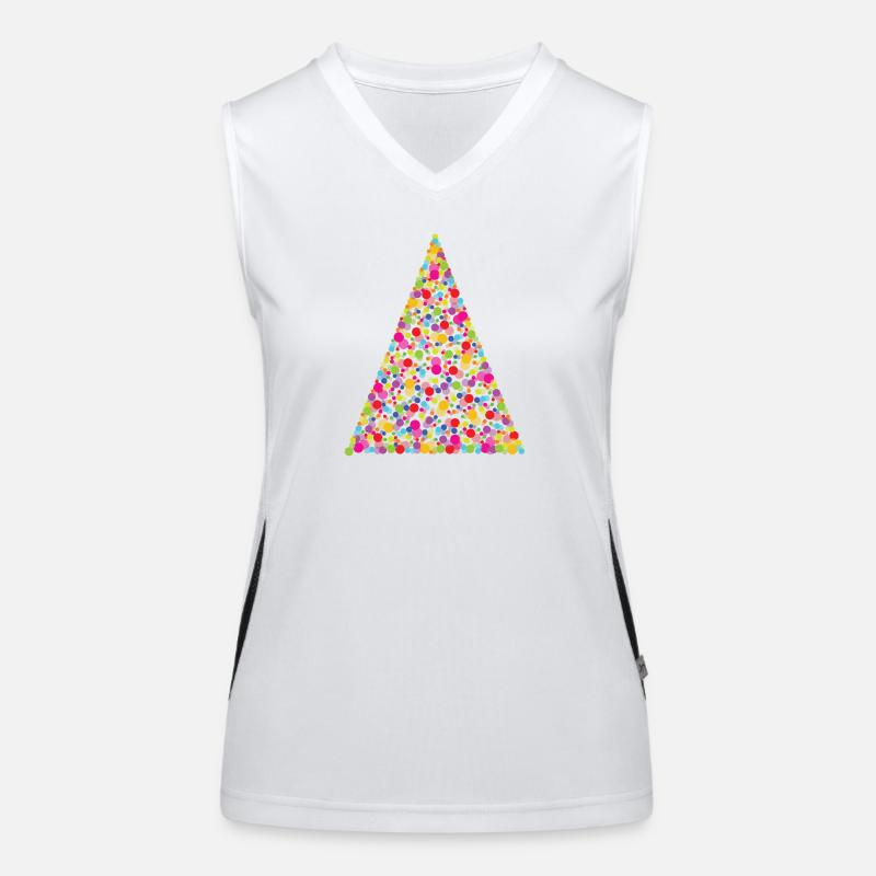 WEIHNACHTSBAUM Funktionelles Kontrast-Tank Top für Frauen