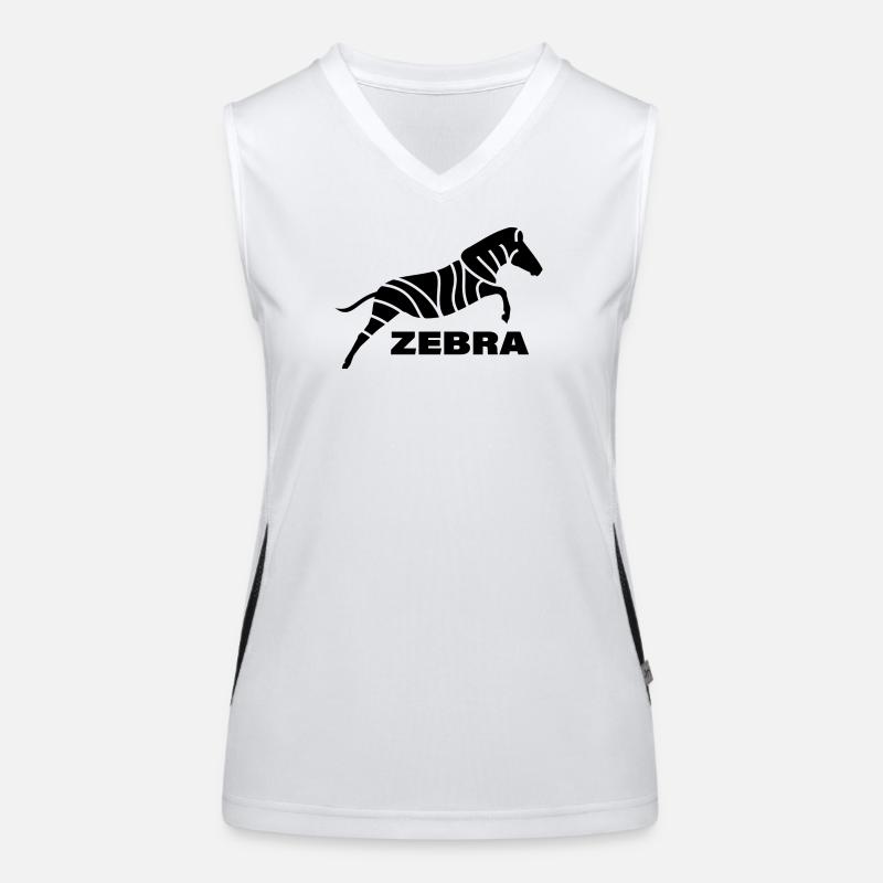 Zebra Women's Functional Contrast Tank Top