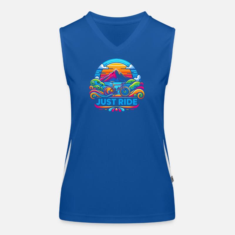Just Ride Bicycle Women's Functional Contrast Tank Top