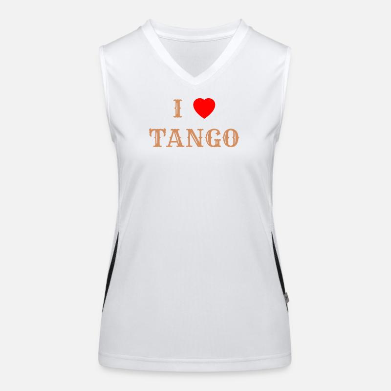 J’aime le tango - Vintage Débardeur respirant contrasté Femme