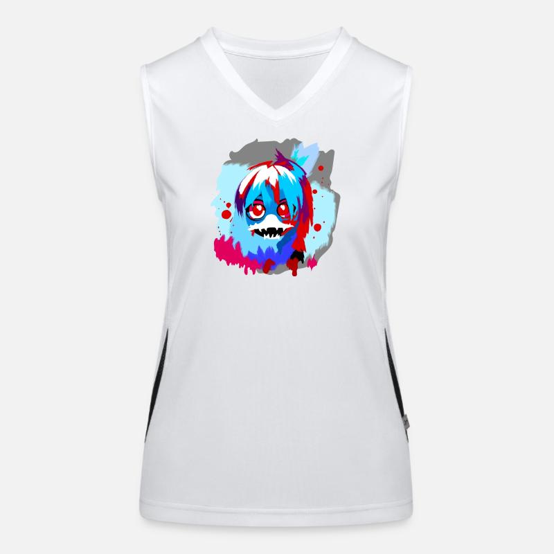 Gremlinface Funktionelles Kontrast-Tank Top für Frauen