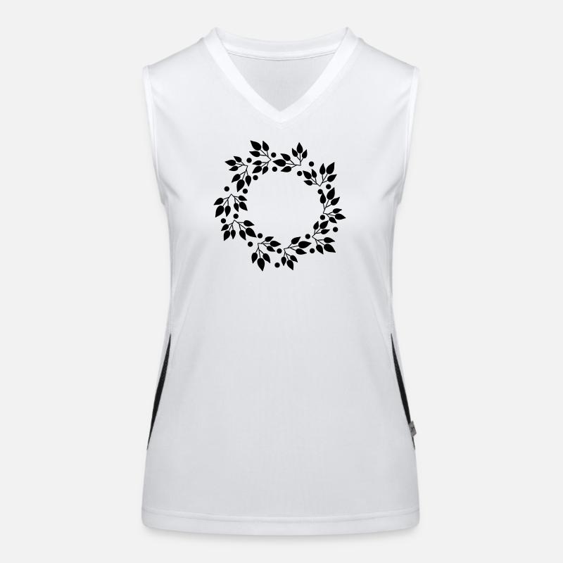 Kranz Funktionelles Kontrast-Tank Top für Frauen