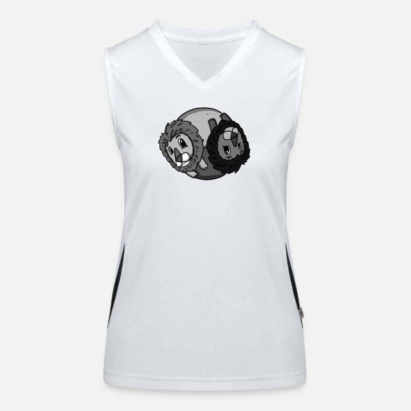 Yin Yang Leo Women's Functional Contrast Tank Top