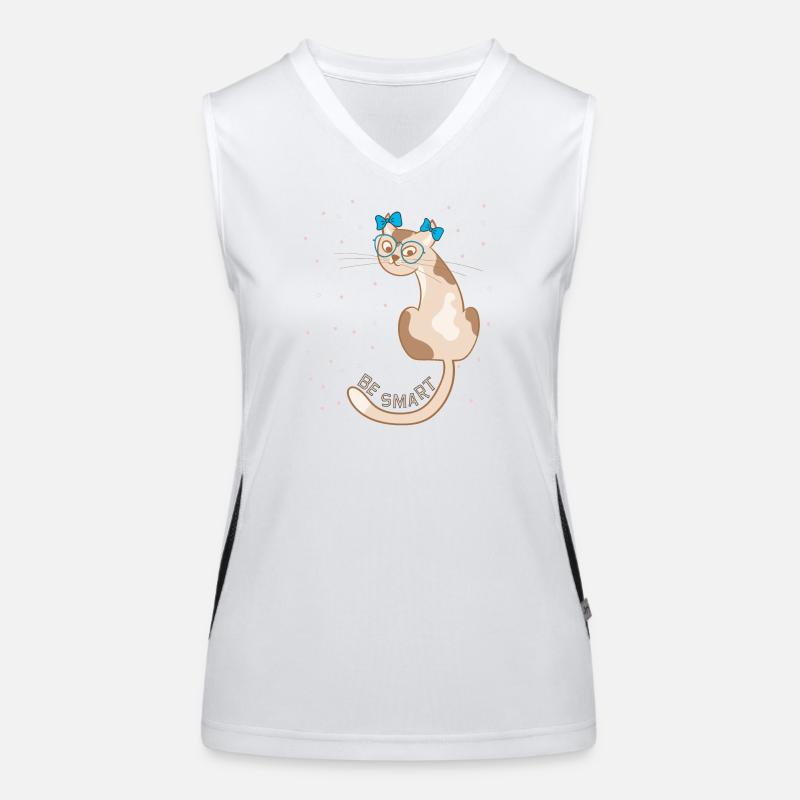 Chat, sois malin Débardeur respirant contrasté Femme