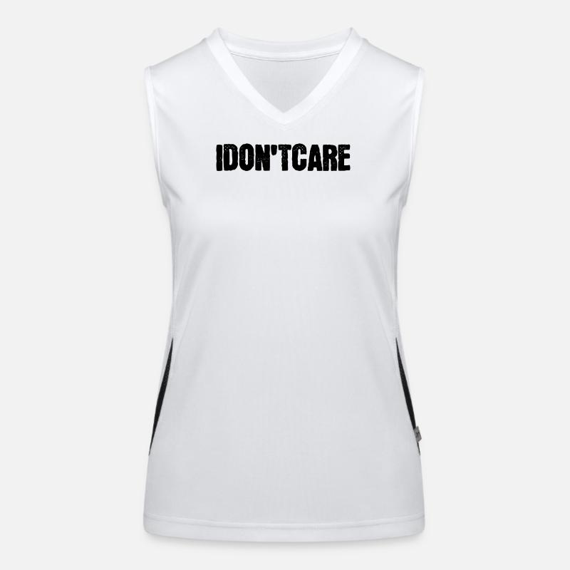 Ist Mir Wurscht Statement Egal Funktionelles Kontrast-Tank Top für Frauen