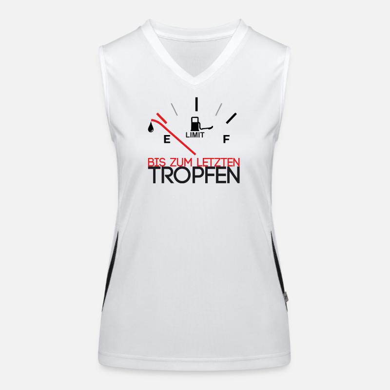 Down to the last drop Women's Functional Contrast Tank Top