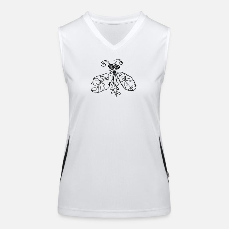 Insekt Funktionelles Kontrast-Tank Top für Frauen