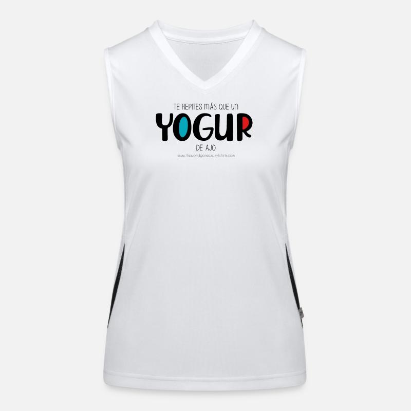 Garlic yogurt Women's Functional Contrast Tank Top