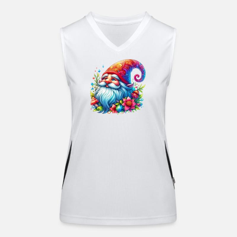 Gnom-Goblin-Elf Funktionelles Kontrast-Tank Top für Frauen