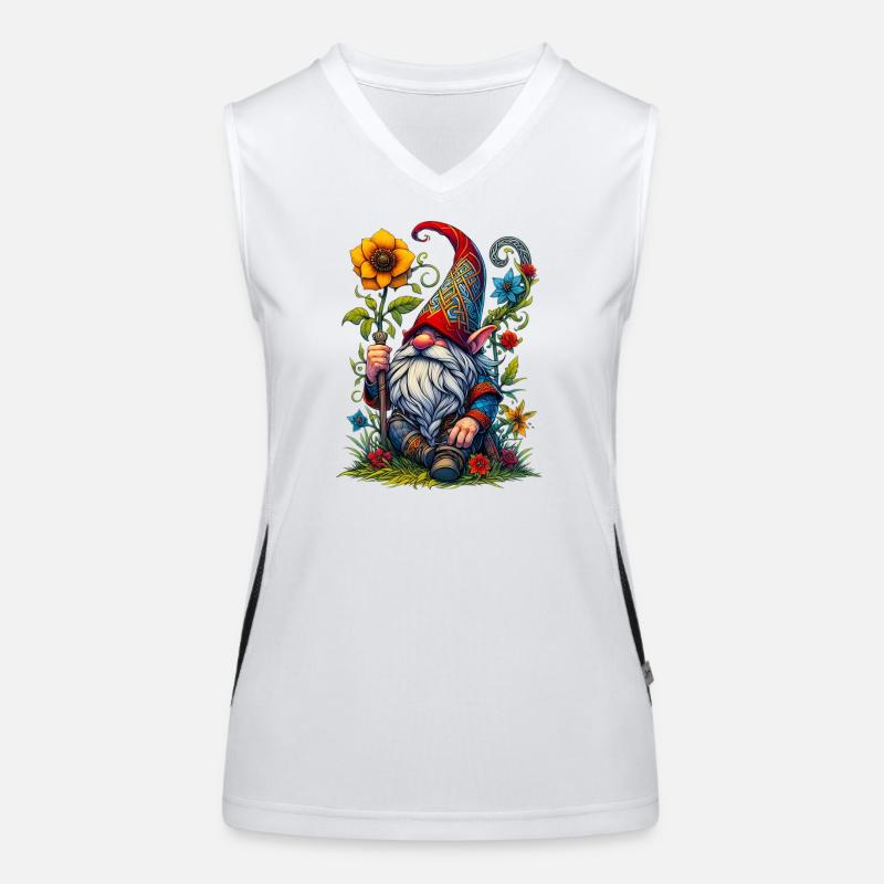 Gnome Goblin Elf Women's Functional Contrast Tank Top