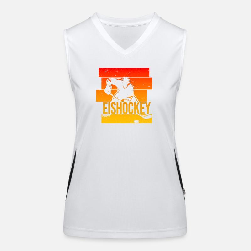 Eishockey Funktionelles Kontrast-Tank Top für Frauen