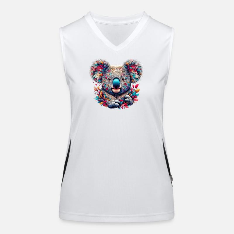 Koala Funktionelles Kontrast-Tank Top für Frauen