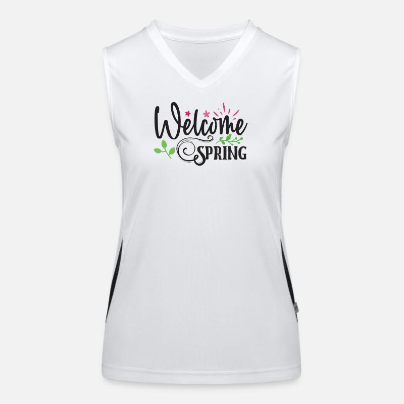 Welcome Spring Women's Functional Contrast Tank Top