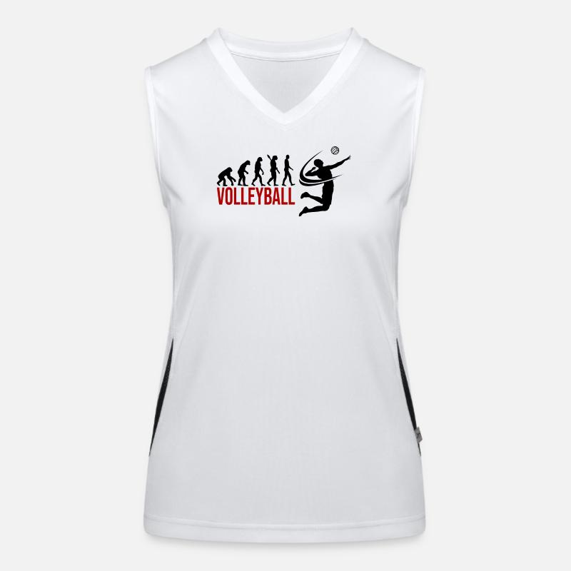 Evolution Volleyball Funktionelles Kontrast-Tank Top für Frauen