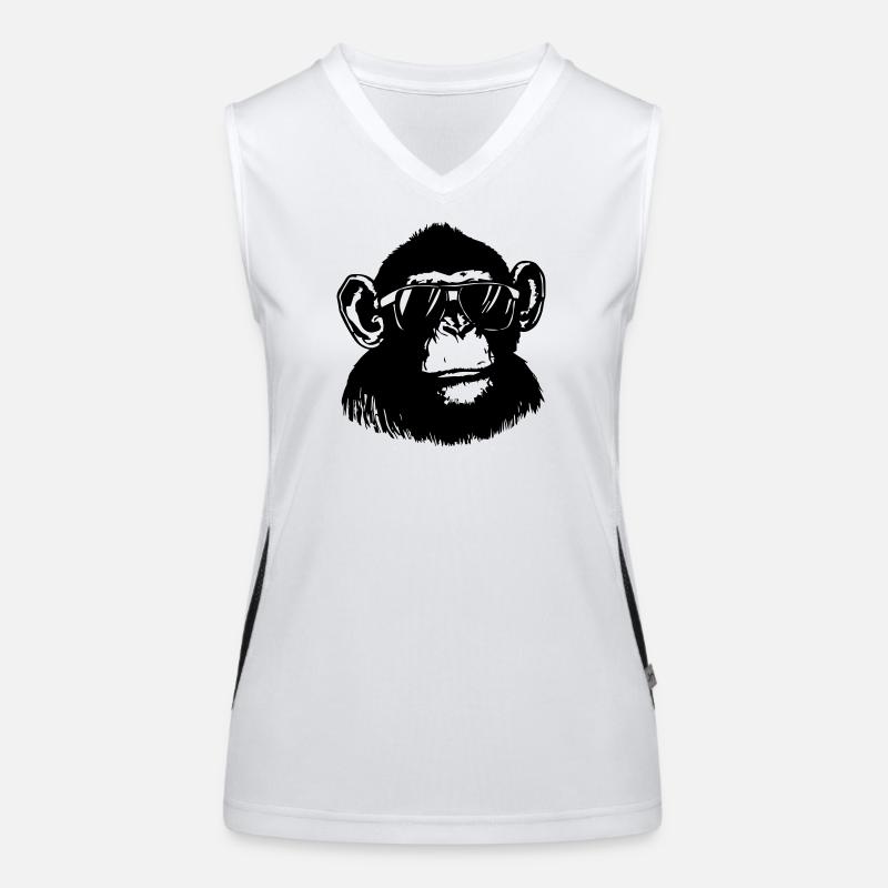 Singe cool Débardeur respirant contrasté Femme